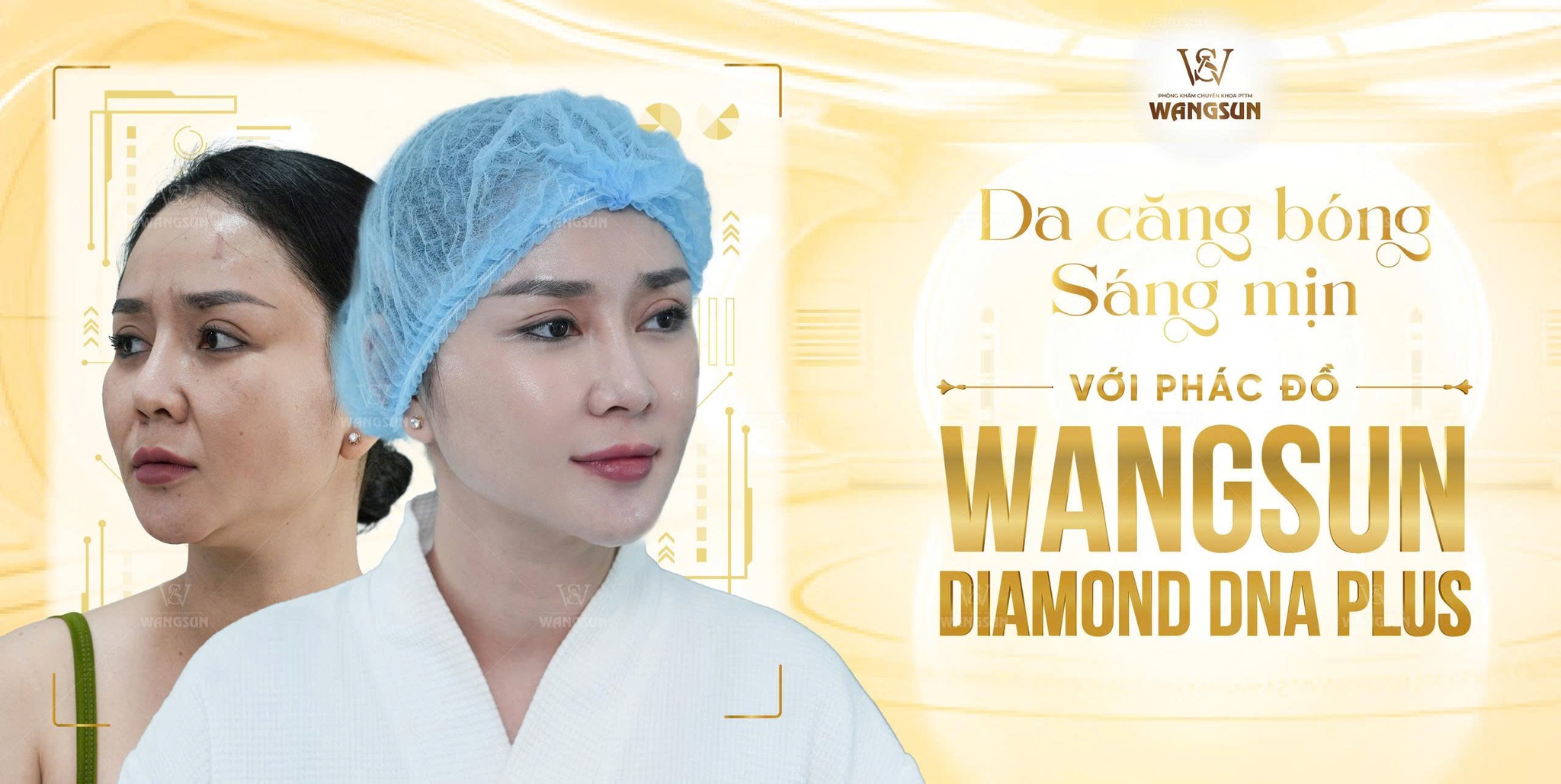 công nghệ trẻ hóa làn da wangsun diamond dna plus