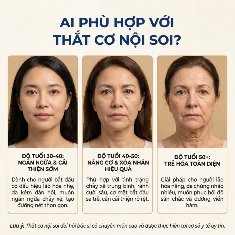 Ai phù hợp với thắt cơ nội soi