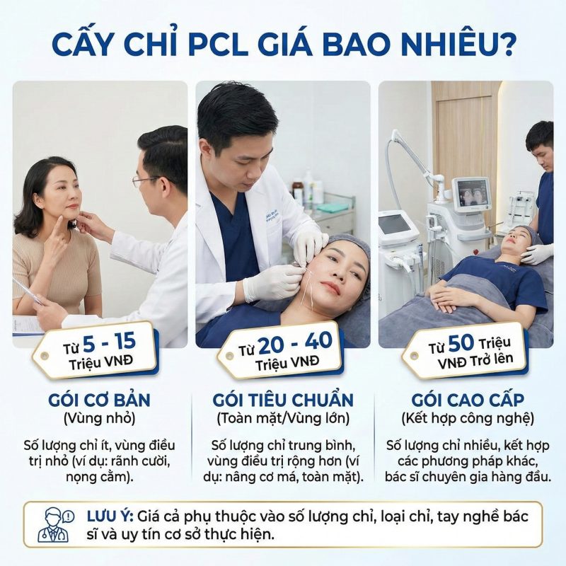 Chỉ PCL Là Gì? Giải Thích Chi Tiết Chỉ PCL Cấy chỉ PCl giá bao nhiêu?