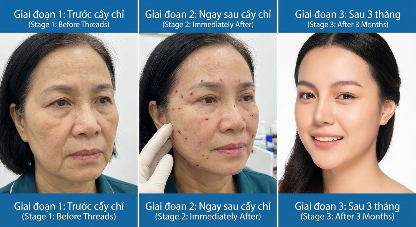 Cấy sợi sinh học bao lâu thì đẹp