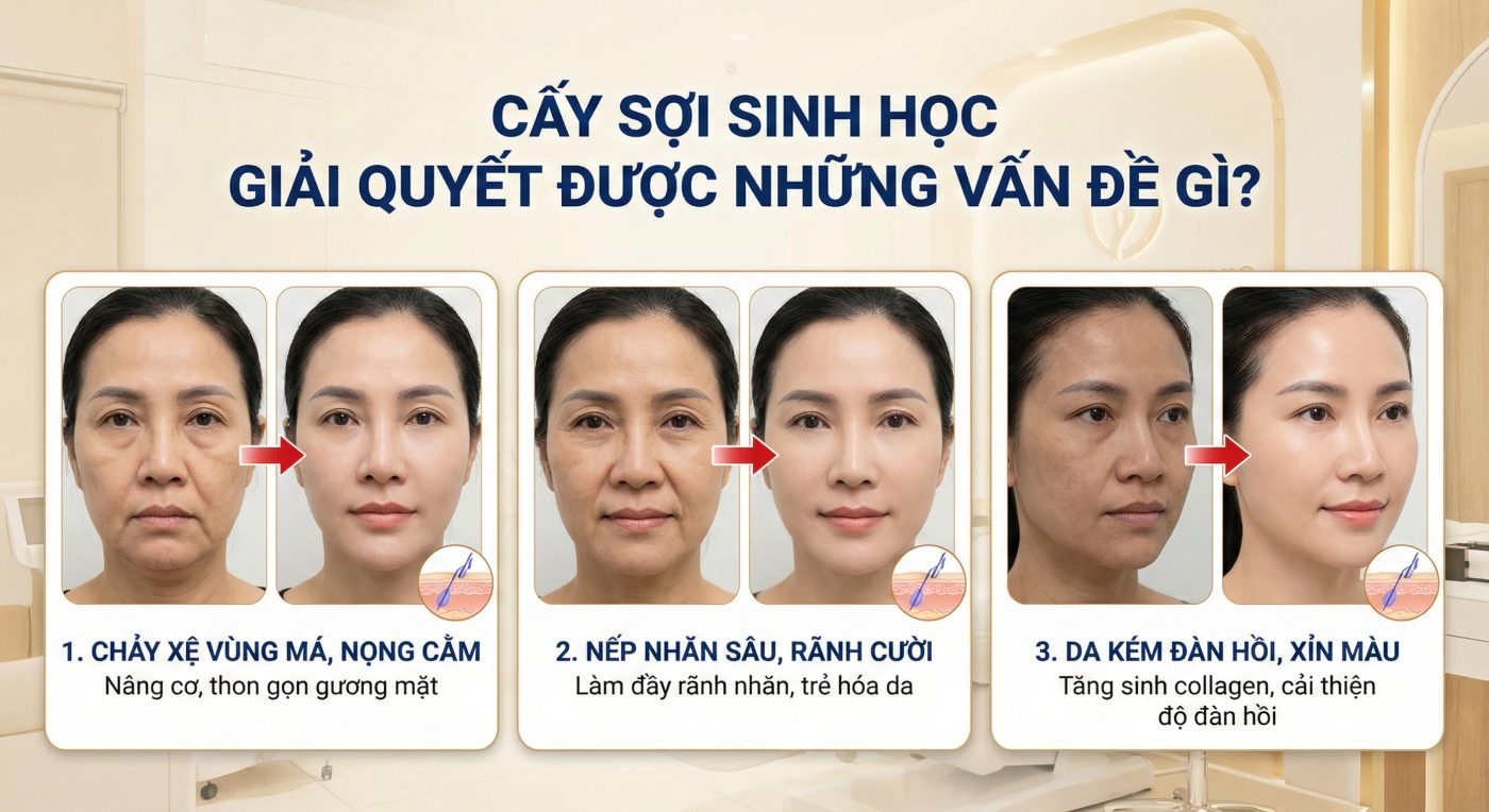Cấy sợi sinh học giải quyết được những vấn đề gì