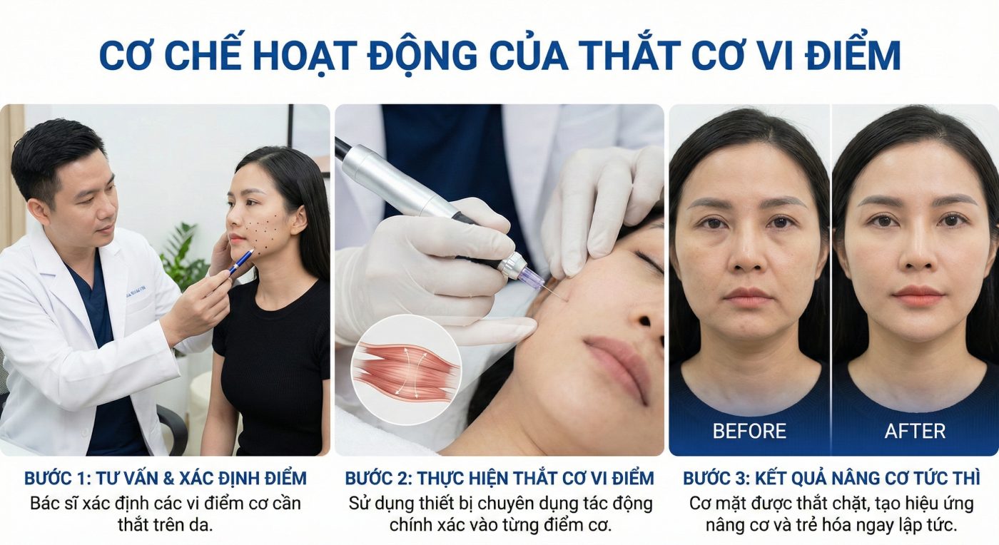 Cơ chế hoạt động của thắt cơ vi điểm