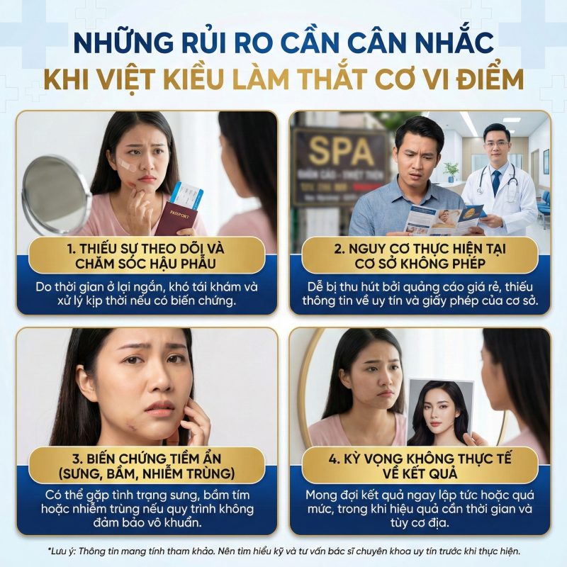 Những rủi ro cần cân nhắc khi Việt kiều làm thắt cơ vi điểm