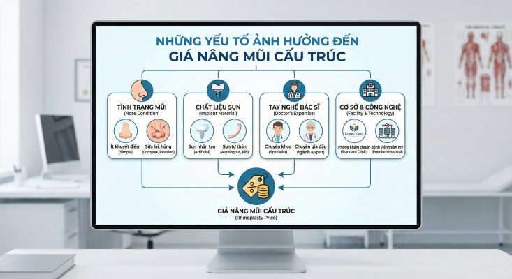 những yếu tố ảnh hưởng đến giá nâng mũi cấu trúc