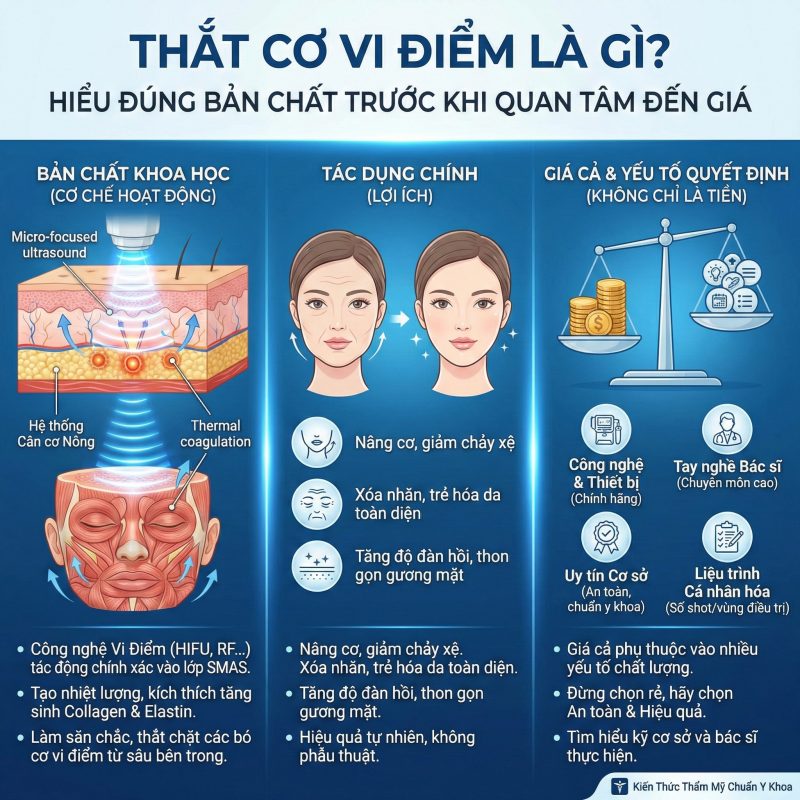 Thắt cơ vi điểm là gì hiểu đúng bản chất trước khi quyết định giá 