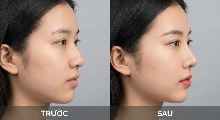 Nâng Mũi Cấu Trúc Có Vĩnh Viễn Không? Giải Đáp Từ Bác Sĩ trước sau nâng mũi cấu trúc