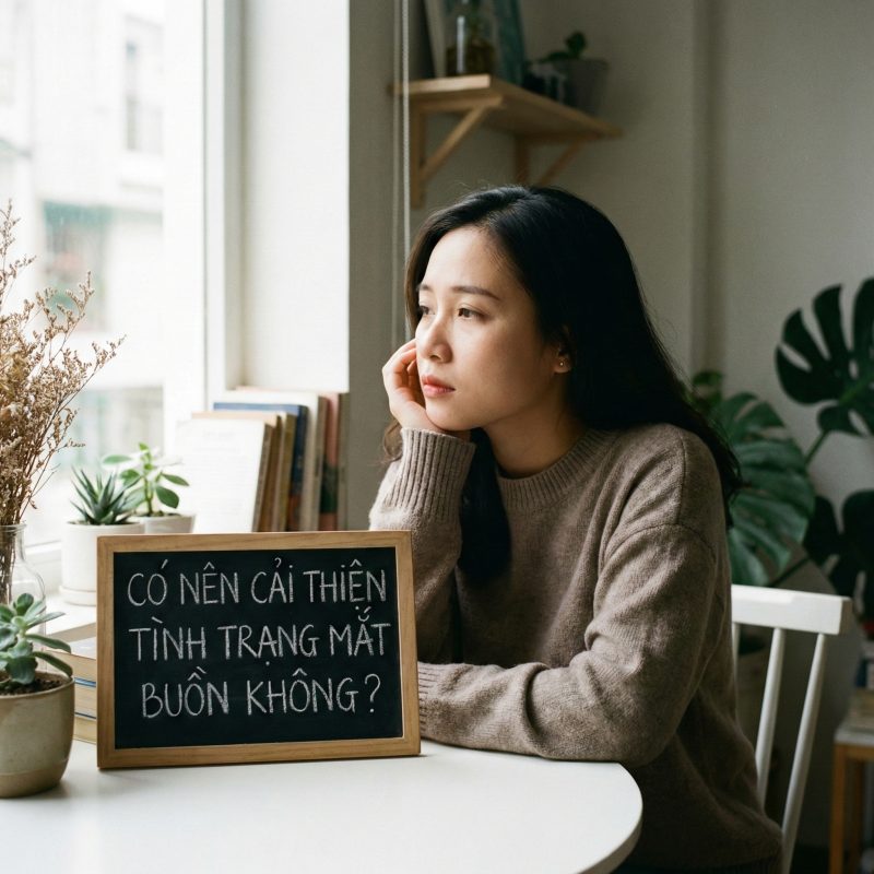 Có nên cải thiện tình trạng mắt buồn không