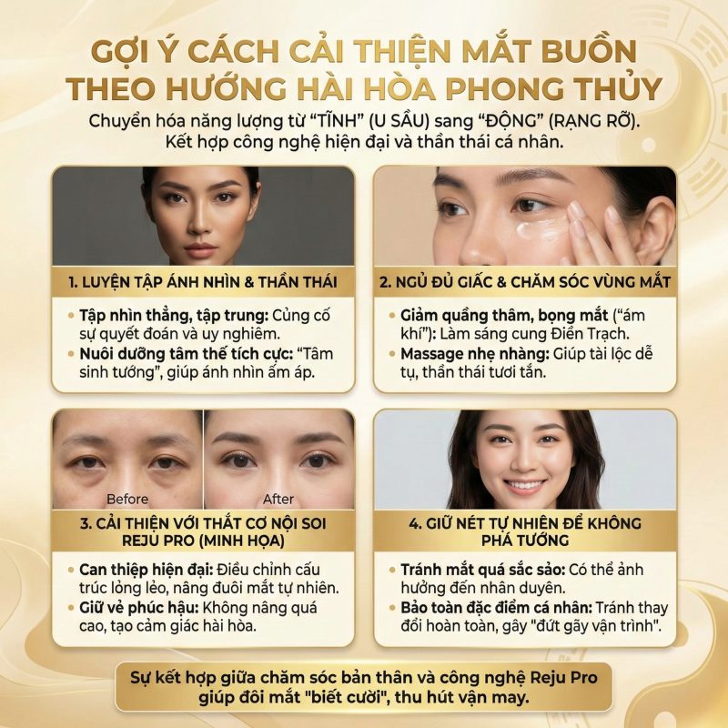 Gợi ý cách cải thiên mắt buồn theo hướng hài hòa phong thủy