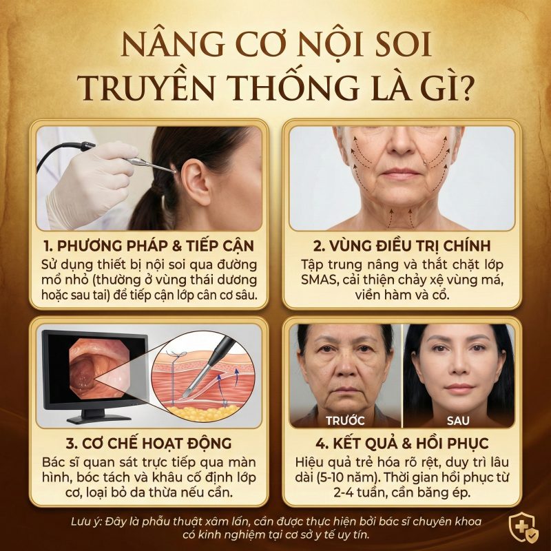 Thắt cơ nội soi Reju Pro là gì? Khác gì nâng cơ nội soi? Nâng cơ nội soi là gì