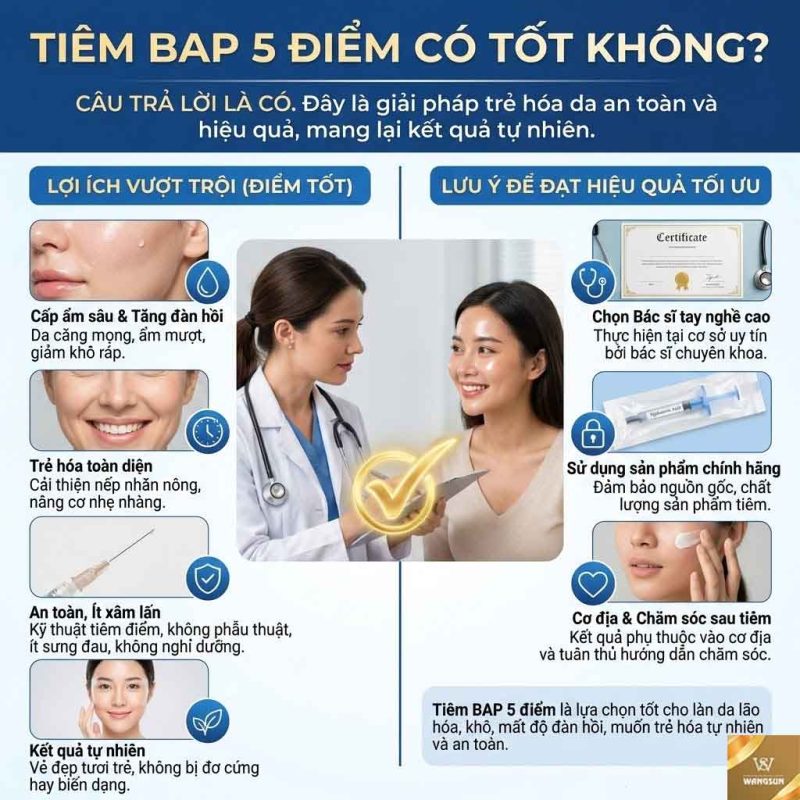 Tiêm BAP 5 điểm có tốt không?