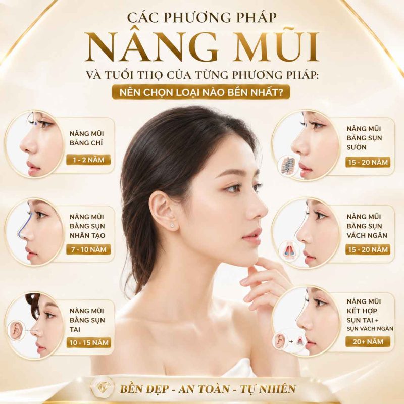 Các phương pháp nâng mũi