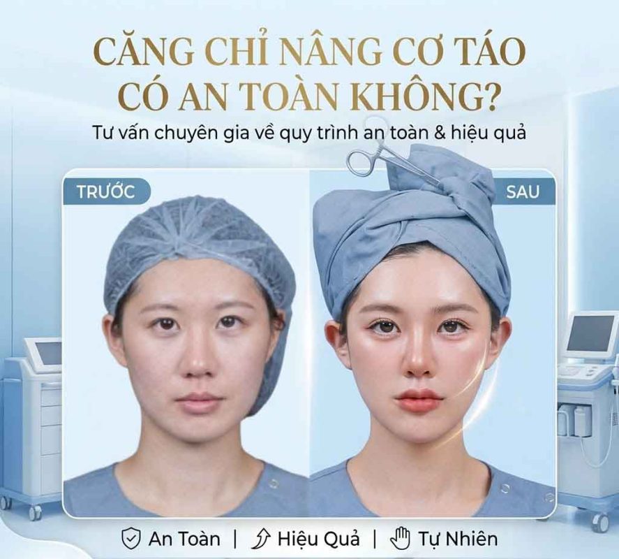 Căng chỉ nâng cơ táo có an toàn không