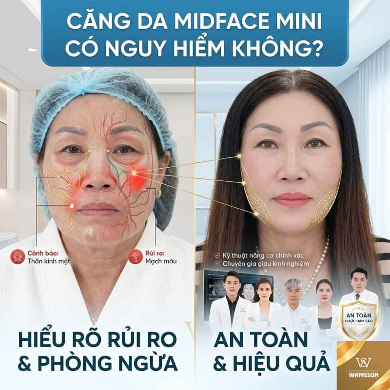 Căng Da Midface Mini Có Nguy Hiểm Không?