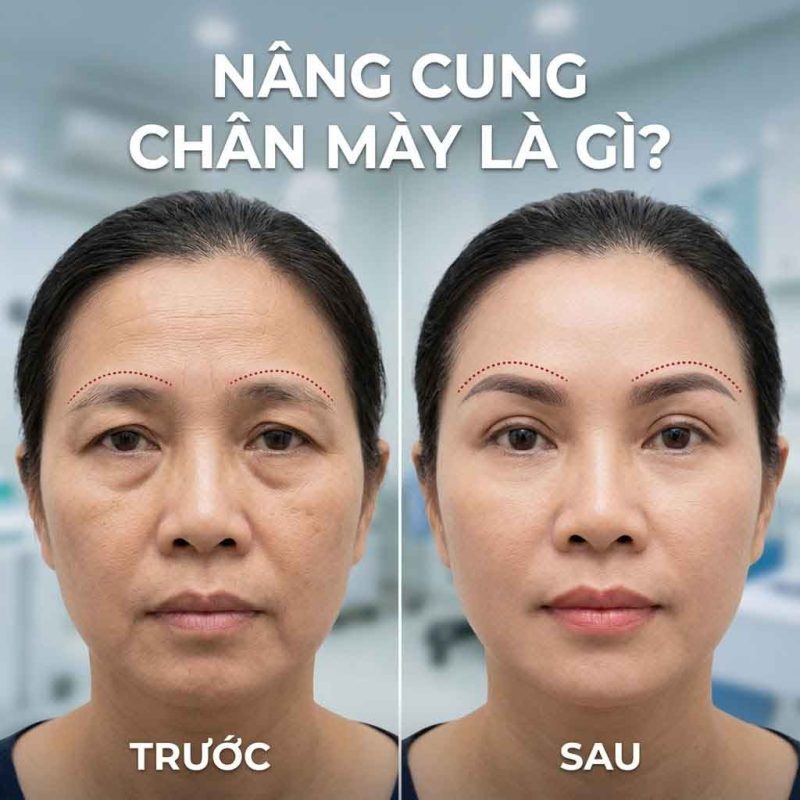 Nâng Cung Chân Mày Ở Đâu Đẹp? Tiêu Chí Chọn Địa Chỉ Uy Tín Nâng cung chân mày là gì