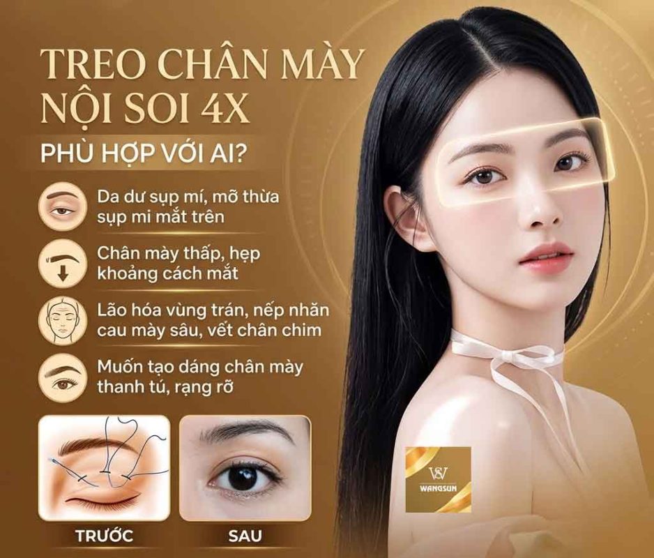 Treo chân mày nội soi 4x phù hợp với ai