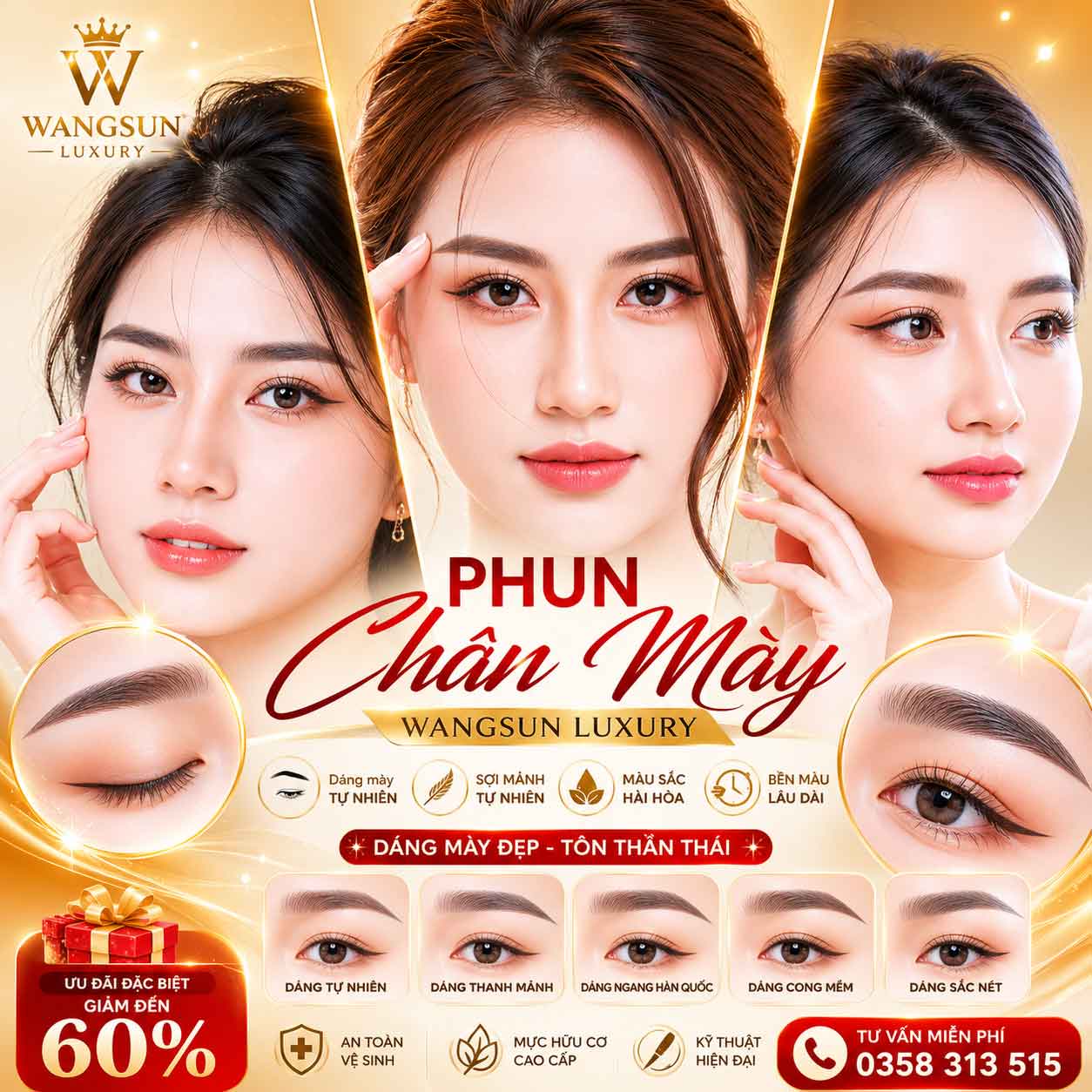 Phun chân mày là gì tại WangSun Luxury