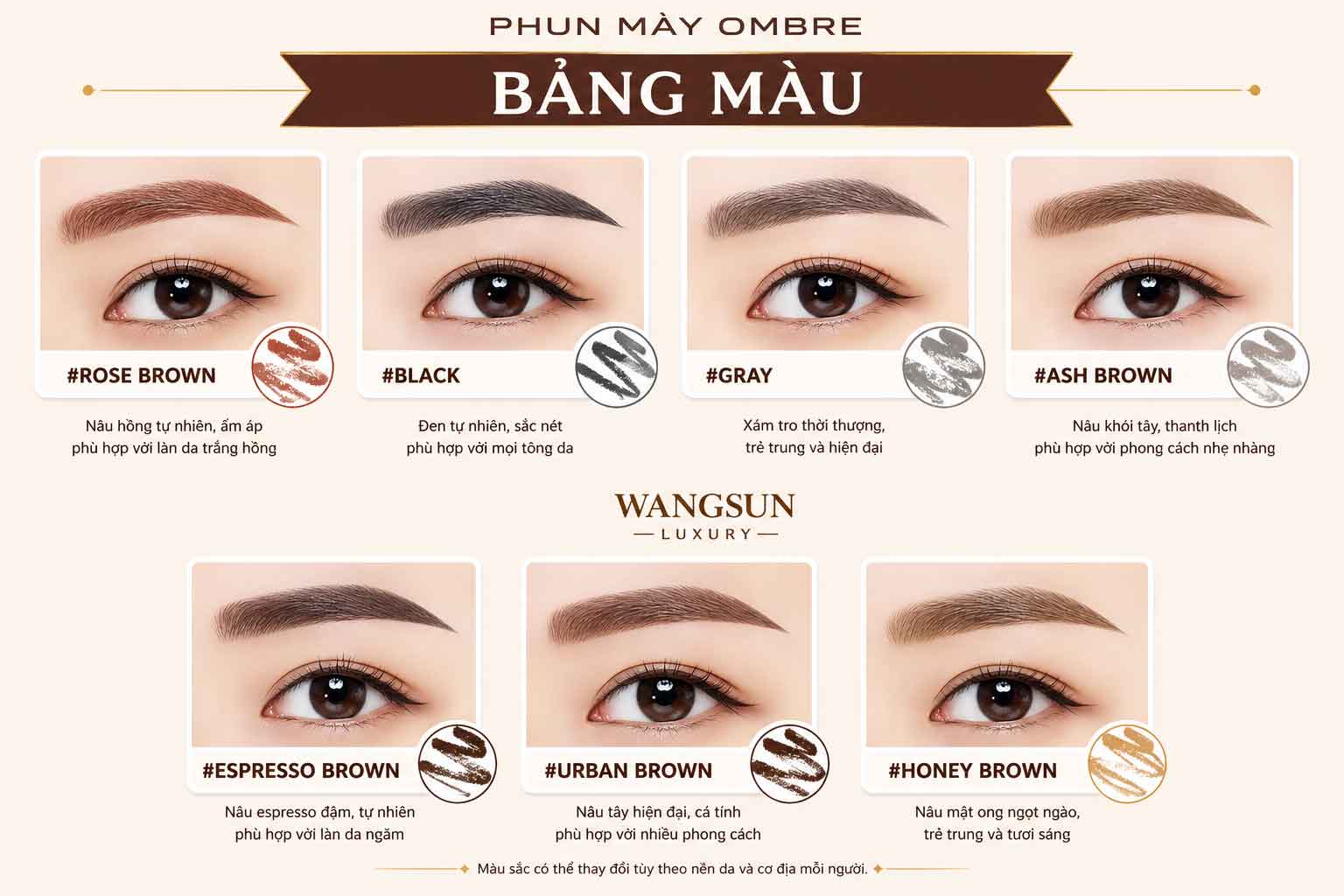 Phun mày Ombre WangSun Luxury