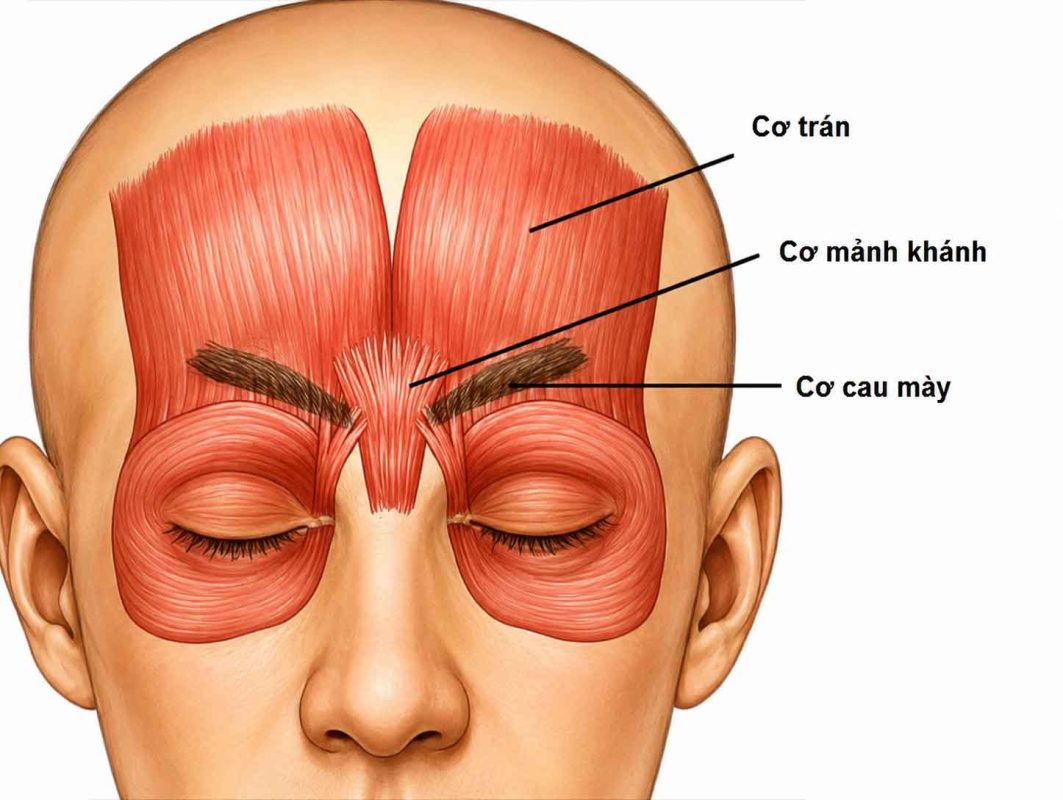 Giải Phẫu Cơ Cau Mày – Hiểu Đúng Để Xóa Nhăn Cau Mày Hiệu Quả
