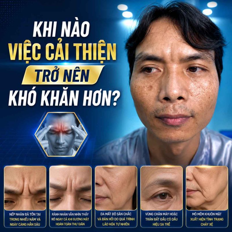 Nếp Nhăn Ấn Đường Sâu Lâu Năm Có Xóa Được Không? Các phương pháp cải thiện Khi nào nếp nhăn ấn đường trở nên khó cải thiện