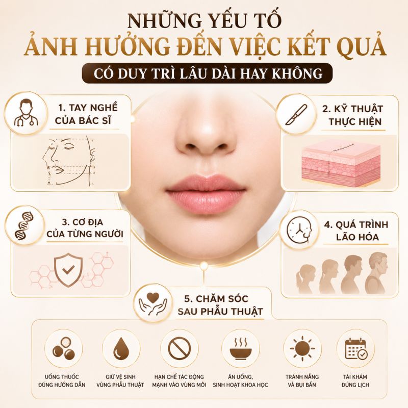 Thu Ngắn Nhân Trung Có Vĩnh Viễn Không? Bao Lâu Thì Ổn Định? Những yếu tố ảnh hưởng đến thu ngắn nhân trung