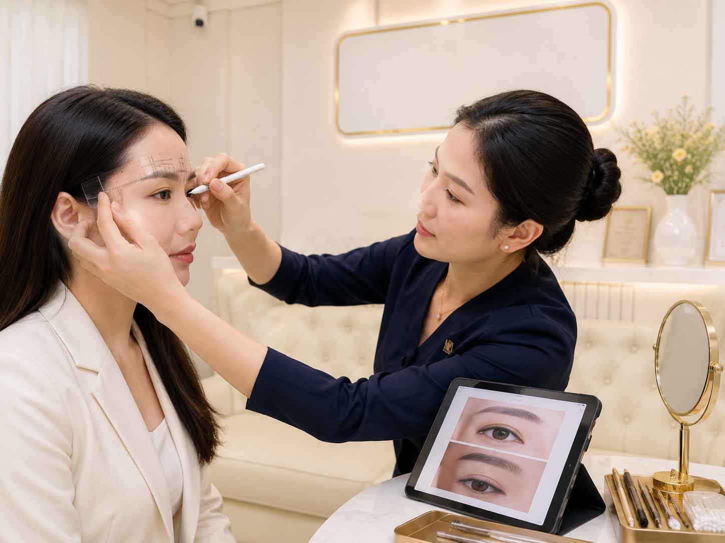 Thiết kế dáng mày cá nhân hóa