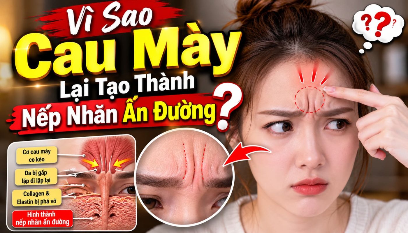 Nếp Nhăn Ấn Đường Do Cau Mày Có Nên Cắt Cơ Cau Mày Không?