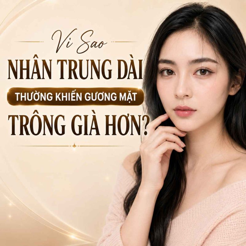 Thu Ngắn Nhân Trung Có Giúp Trẻ Hơn Không? Vì sao nhân trung dài khiến gương mặt trông già hơn