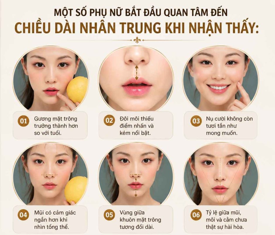 Nhân Trung Dài Ở Nữ Có Xấu Không? Đặc Điểm, Nguyên Nhân Và Cách Cải Thiện Khi nào quan tâm nhân trung dài ở nữ