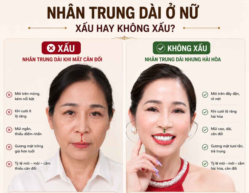 Nhân Trung Dài Ở Nữ Có Xấu Không? Đặc Điểm, Nguyên Nhân Và Cách Cải Thiện Nhân trung dài ở nữ xấu hay không xấu