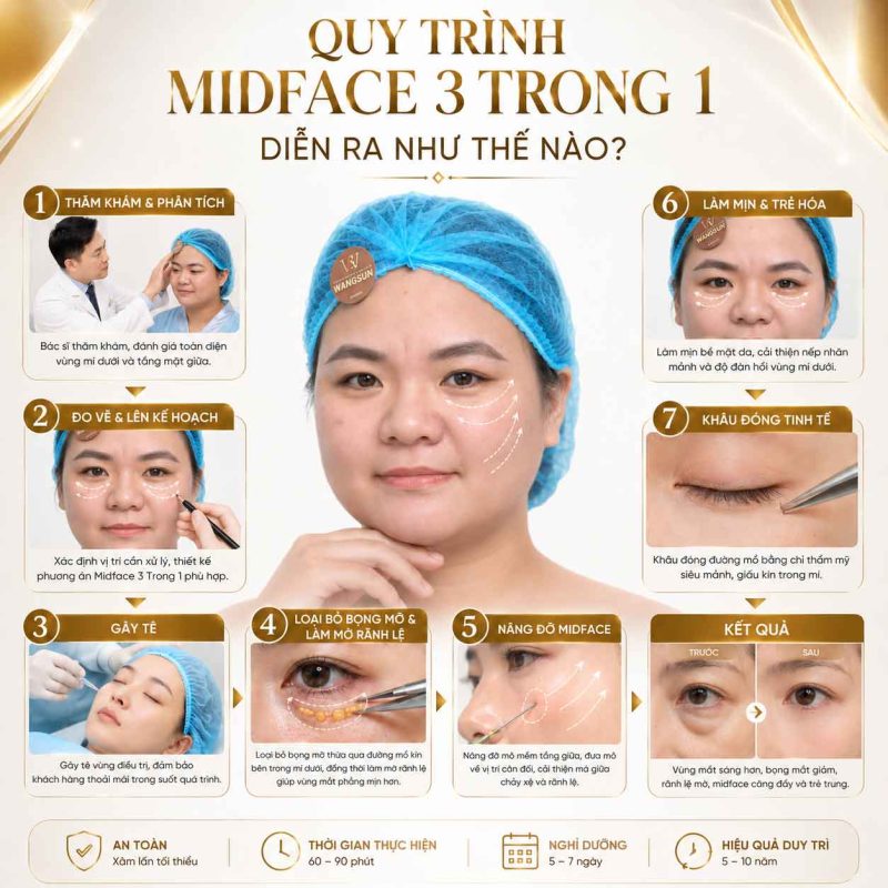 Midface 3 Trong 1 Là Gì? Quy trình midface 3 trong 1 diễn ra như thế nào
