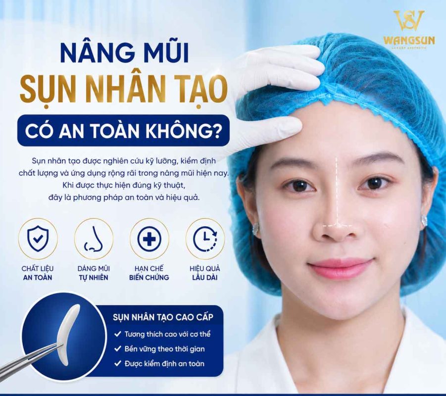 Nâng mũi sụn nhân tạo có an toàn không? Nâng mũi sụn nhân tạo có an toàn không