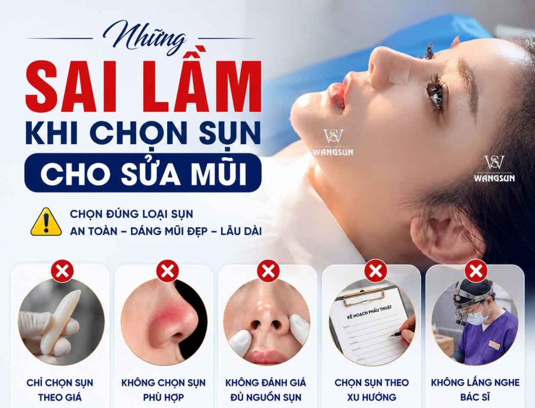 Nâng mũi lần đầu và sửa mũi có lựa chọn sụn giống nhau không? Những sai lầm khi chọn sụn cho sửa mũi