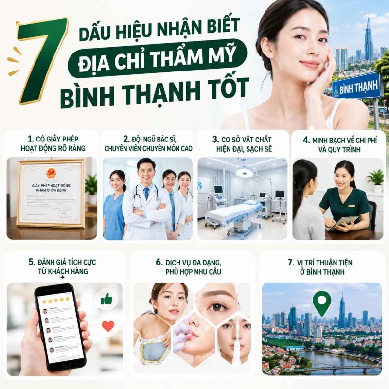 7 Dấu Hiệu Nhận Biết Địa Chỉ Thẩm Mỹ Bình Thạnh Tốt