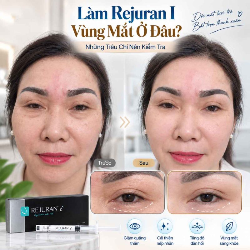 Làm Rejuran I Vùng Mắt Ở Đâu? Những Tiêu Chí Nên Kiểm Tra