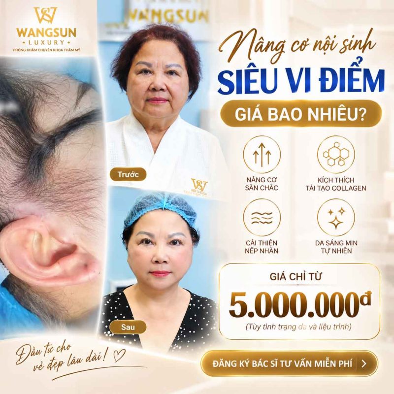 Nâng cơ nội sinh siêu vi điểm giá bao nhiêu