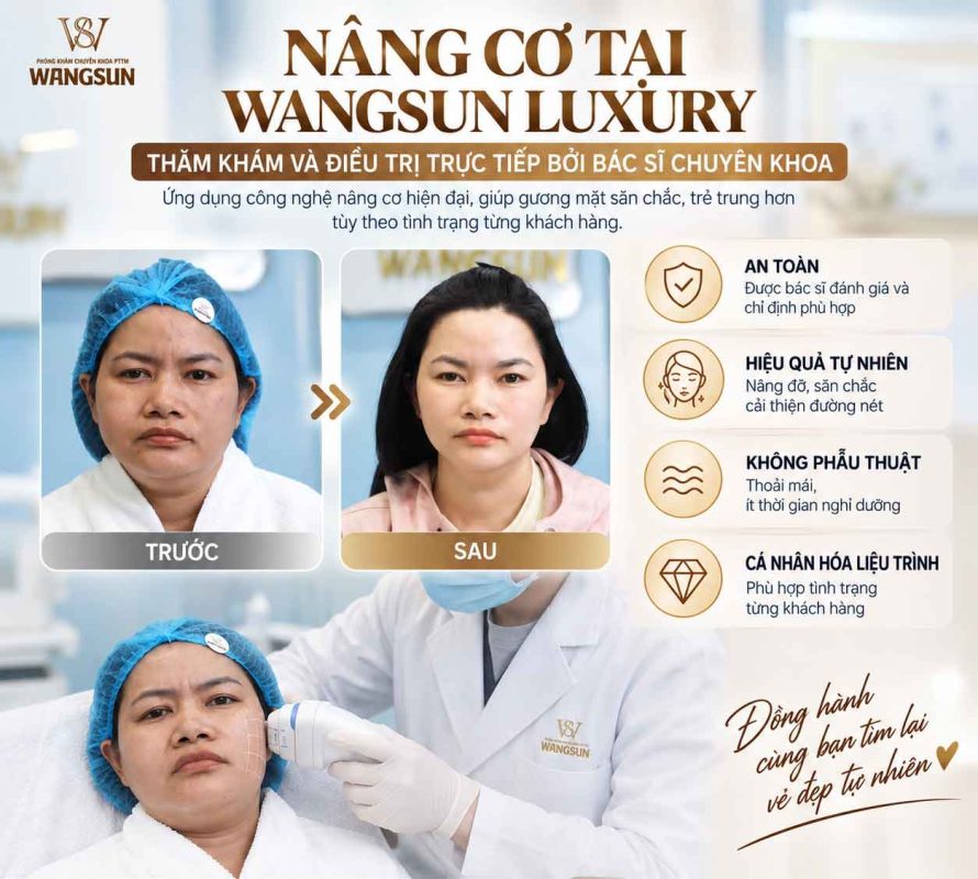 Nâng Cơ Nội Sinh Siêu Vi Điểm Không Phẫu Thuật Là Gì? Nâng cơ tại Wangsun Luxury