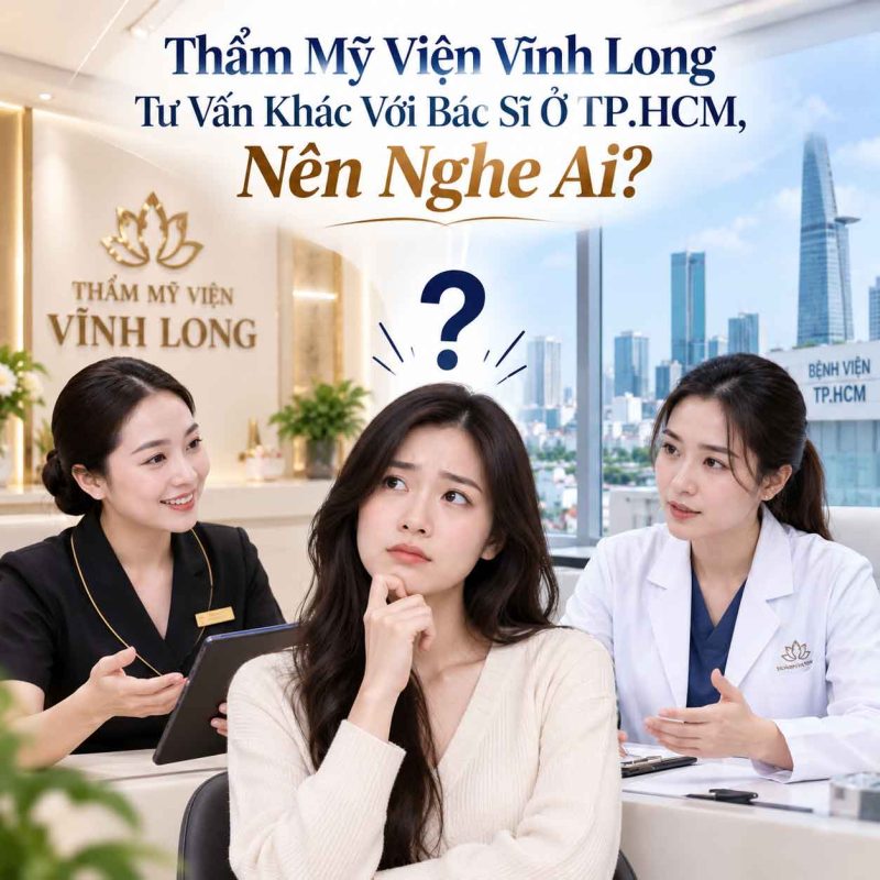Thẩm Mỹ Viện Vĩnh Long Tư Vấn Khác Với Bác Sĩ Ở TP.HCM, Nên Nghe Ai? Thẩm mỹ viện Vình Long
