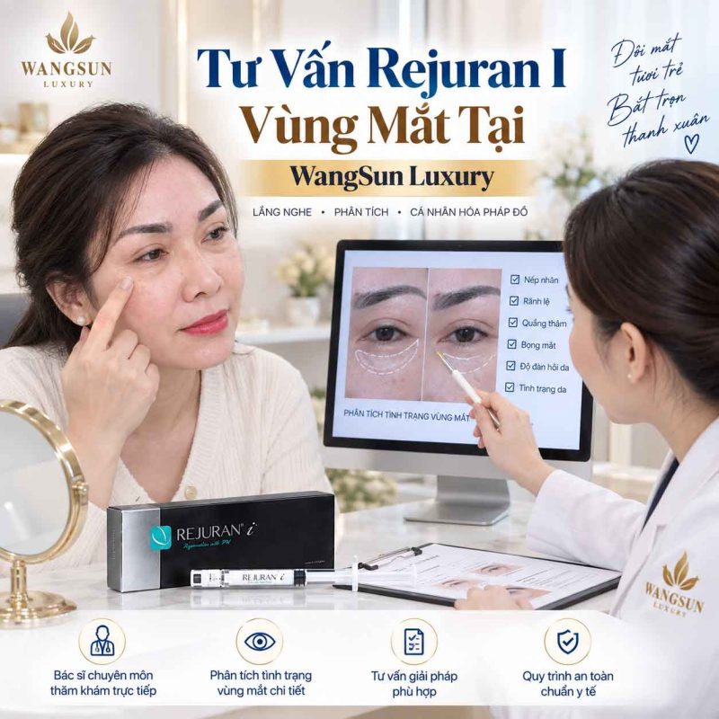 Tư vấn Rejuran I vùng mắt tại Wangsun Luxury
